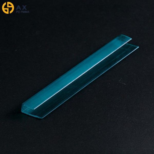 Buy Bronze 6000mm Length 4mm Polycarbonate U Profile at wholesale prices