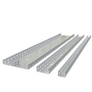 Buy Perforated Design Channel Cable Tray in Stainless Steel with Side Rail Height Options at wholesale prices
