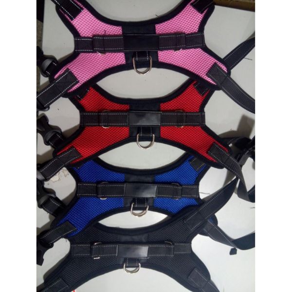 Buy Reflective Nylon Dog Harness , Adjustable Dog Harness Pet Vest With Soft Handle at wholesale prices