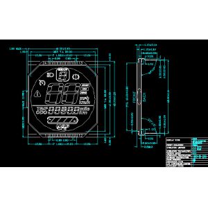 7 Segment LCD Display Instrumentation LCD Module FSTN LCD Display