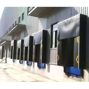 Quality Fixed Adjustable Loading System Dock Door Shelter With Galvanized Steel Liner And Fixed Wear Resistant Fabric for sale