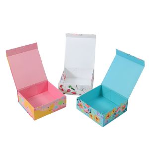 Large Luxury Colored Cardboard Packaging Wedding Gift Box With Logo for Custom