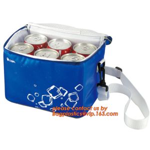 polyester cheap simple insulated cooler bag for food, Promotional custom