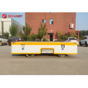 Heavy Industry 80ton Trackless Transfer Cart On Cement Floor