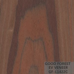 Engineered Veneer Santos Rose Wood Crown Cut Customized Service