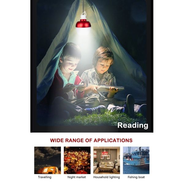 Outdoor Portable Solar Power Station Power Bank Station Rechargeable Camping Solar Flash Light