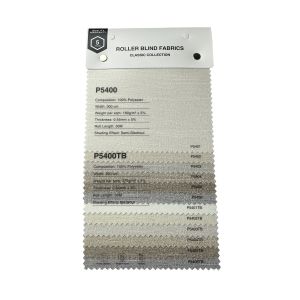 Polyester White Roll Down Blackout Roller Blinds Fabric 30m