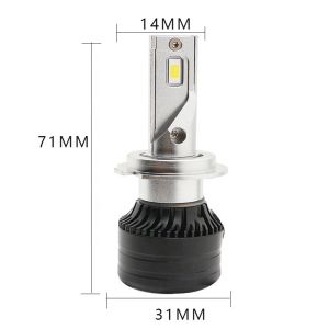 car led headlight fog lights H7 3570 50W car headlight bulb daytime running
