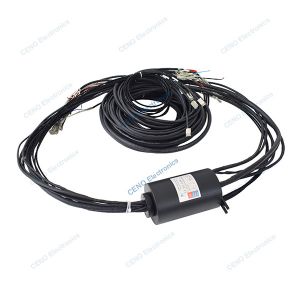 Ethernet Slip Ring With Electric Power Signal And Ethernet For Industrial System