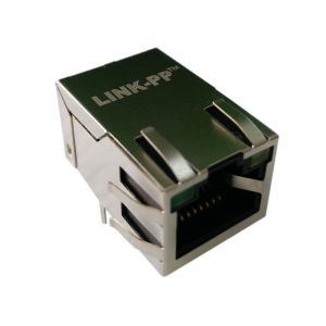 RJMG163118101NR 1x1 RJ Magnetic 10/100Gb/s RJ45 PCB Mount Connector