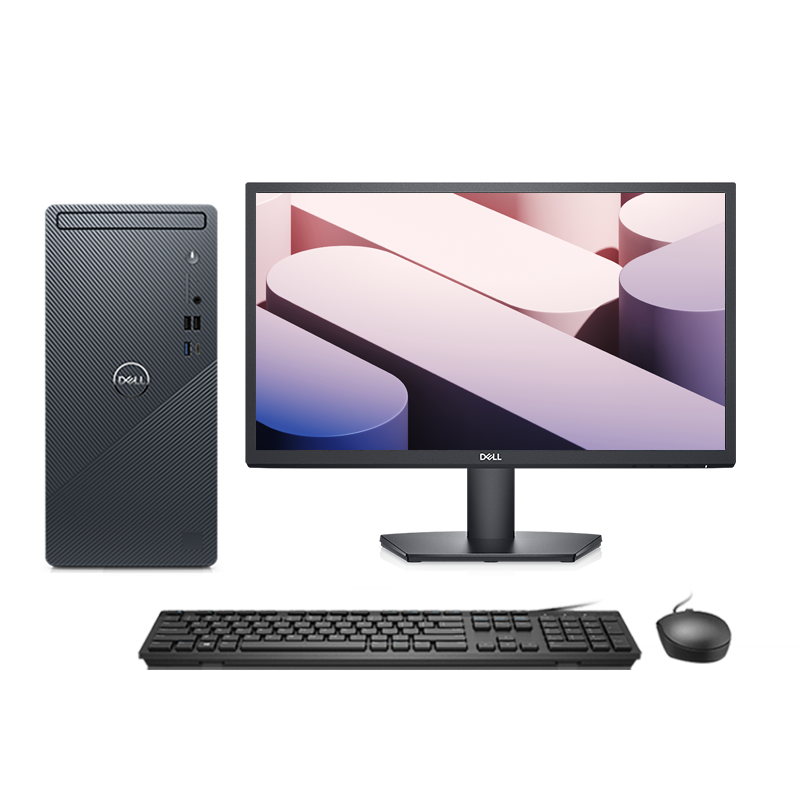 Dell Desktop Inspiron 3020 Core Gen13 i3-13100 8G 512G SSD with 21.5" SE2222H Monitor