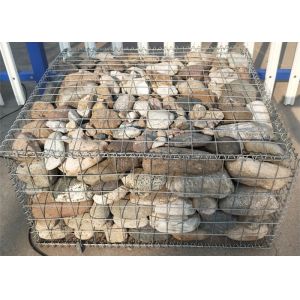 2 X 1 X 1 M Welded Gabion Mesh Retaining Wall 4mm Znal Iron Wire