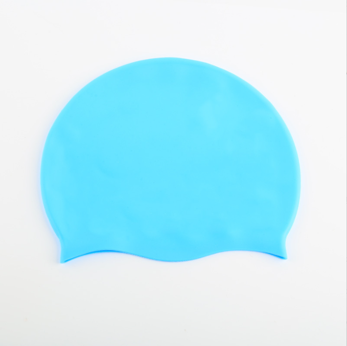 Professional Silicone Swimming Cap with Colored Silkscreen Printing and Moulding Service