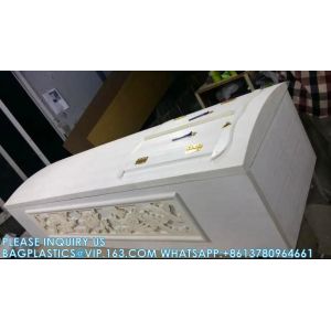 Japanese Burial Supplies Hand-Carved Foldable Wooden Casket Coffin Funeral