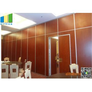 Quality Restaurant Interior Acoustic Movable Partition Walls Single roller for sale