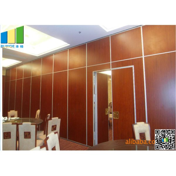 Meeting Room Hotel Wall Partition Sliding Folding Partition 45 db Rw