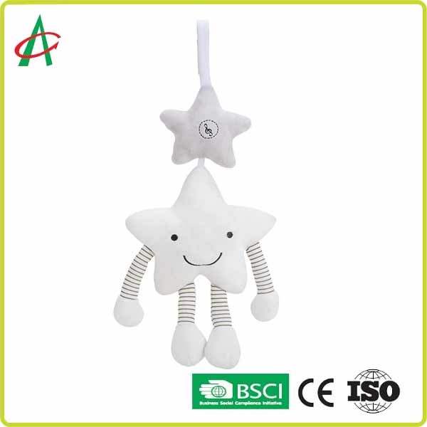 Buy Star Shape Hanging Rattle Toys 38.5cm With Smile Emoji at wholesale prices