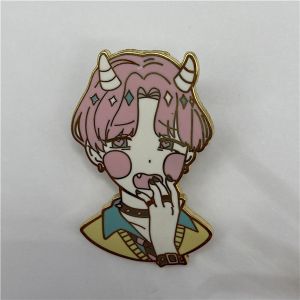 3D Zinc Alloy 1.8mm Custom Soft Enamel Lapel Pins