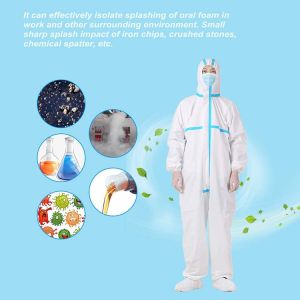 Waterproof Disposable Protective Clothing Breathable Disposable Coveralls