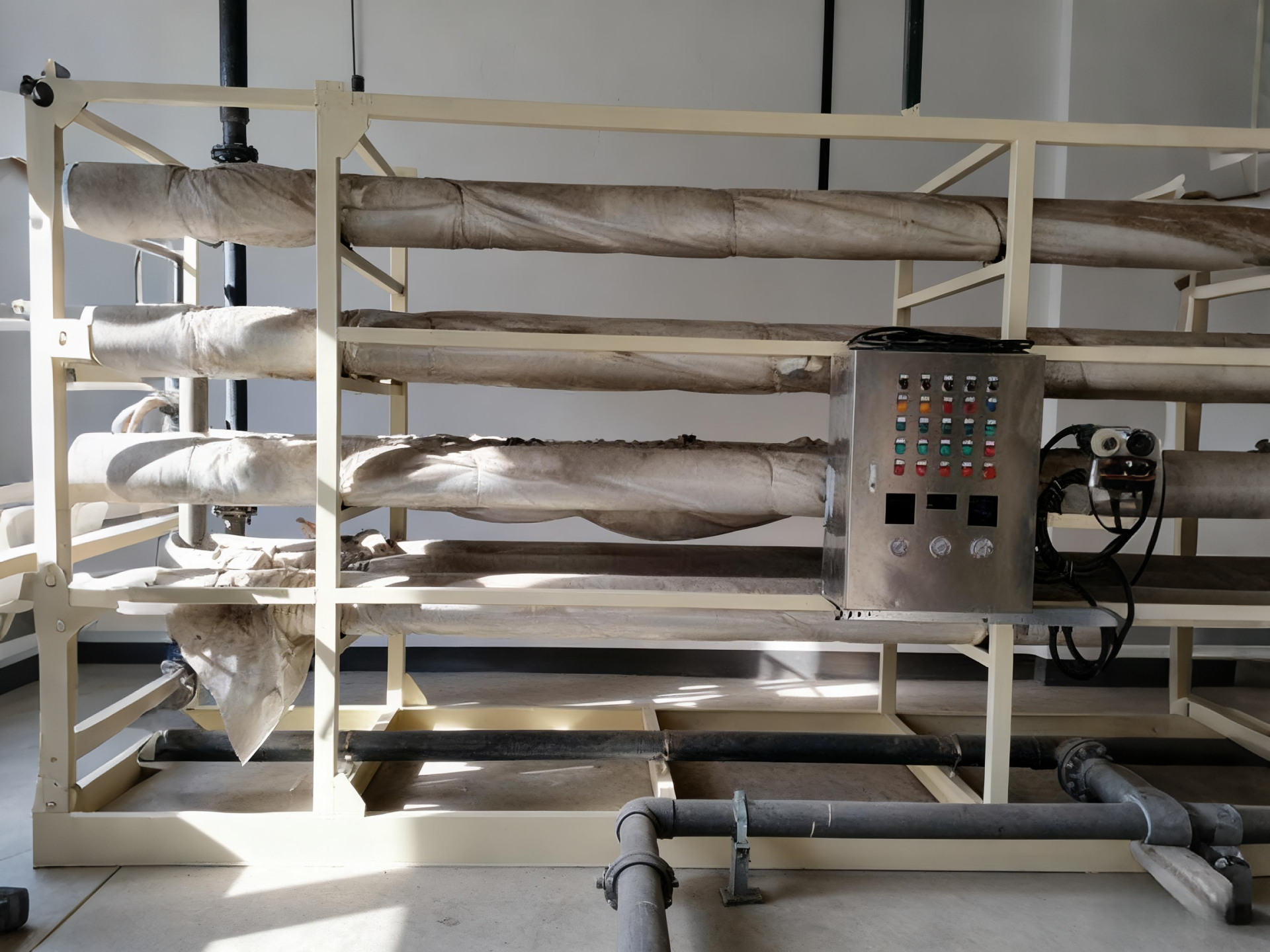 Quality FRP Housings RO System Compact Reverse Osmosis Filtration System Pretreatment for sale