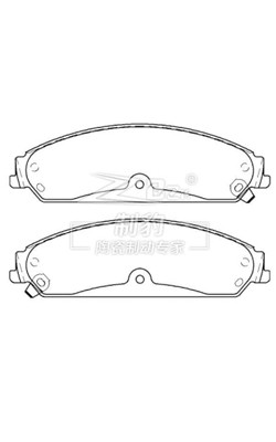 Buy Chrysler 300C, Ceramic Brake Pad, D1058, 5142559AA, F at wholesale prices