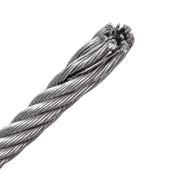 Buy SS304 Custom Steel Cables 7X19 2mm Steel Wire Rope Wear Resisting at wholesale prices