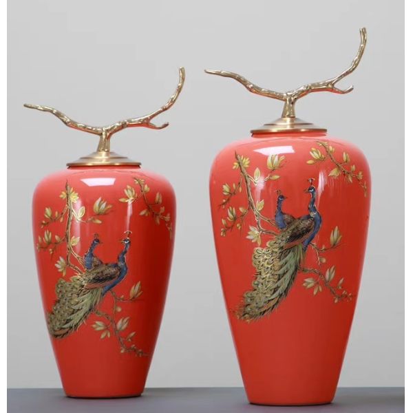 Colorful Hand Painting Ceramic Decorative Porcelain Vase