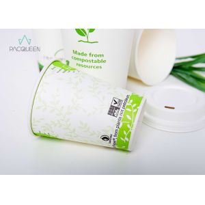 Customized Eco Friendly Disposable Coffee Cups , Tea / Hot Beverage Cups