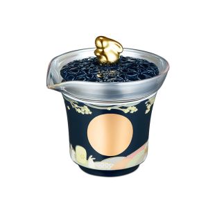 Color-Changing Modern Ceramic Teapots Set With Glass Filter For Gift