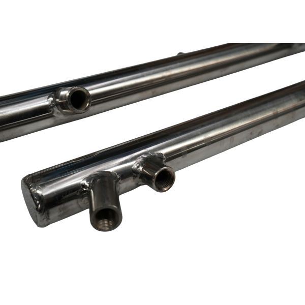 Stainless Steel Welded Left & Right High-Pressure Spray Rods – For Zoomlion 5100 Sweeper-Washer, Aids Suction Nozzle