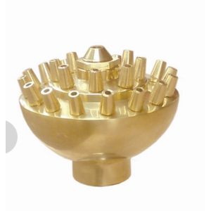 Brass 3 Tiers 2 Inch Blossom Water Fountain Jet Nozzle