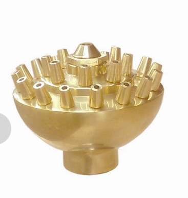 Buy Brass 3 Tiers 2 Inch Blossom Water Fountain Jet Nozzle at wholesale prices