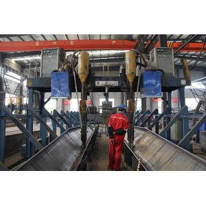 Welded Prefab Steel Structures With Stainless Steel Windows H Section