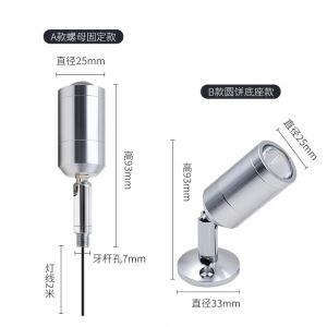 Modern 3W LED Ceiling Spotlight 3000K-6000K Aluminum 80Ra 30 000-Hour Lifespan