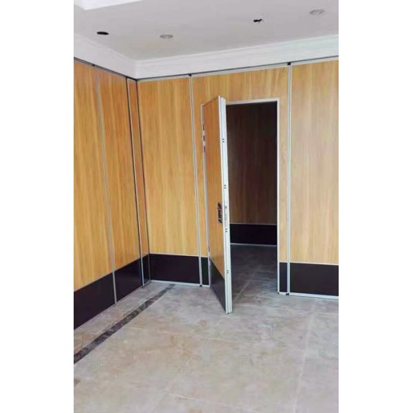 Acoustic Folding Partition Walls With Sliding Hanging System Heat Insulation