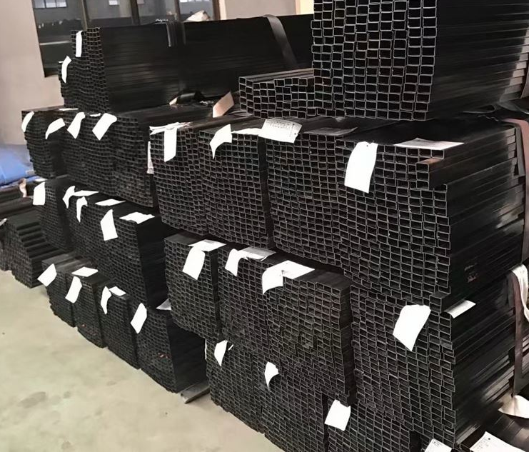 DIN 40X40 Black Rectangular Steel Tube 20mm Galvanized Square Tube