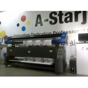 Professional Dye Textile Fabric Sublimation Printer Eco solvent / DX7 Printhead