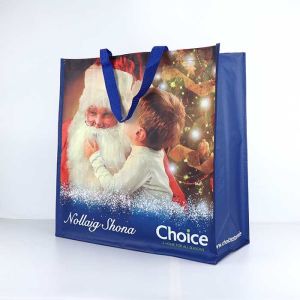 Reticule Polypropylene Woven Bag 170Gsm Laminated Woven Gift Bags Recyclable