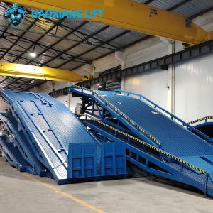 Container Unloading Dock Ramp - Smooth Mobility & Sturdy Steel Construction -