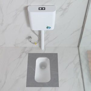 Gravity Flushing WC Squatting Pan Hotel Eco Friendly Water Closet