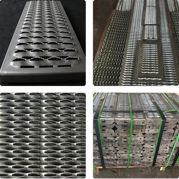 Grip Strut Safety Grating Aluminum Stainless Steel Antiskid Surface