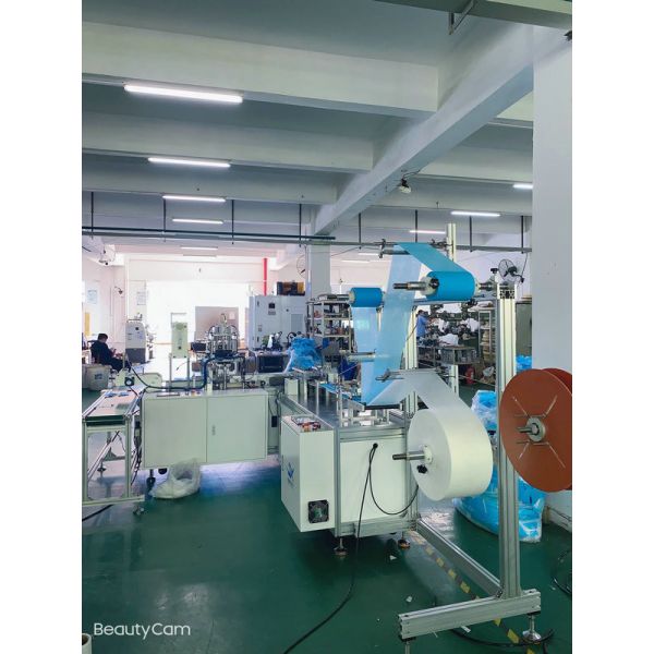 Buy Three Layer Non Woven Face Mask Making Machine Forming / Blanking / Cutting Function at wholesale prices