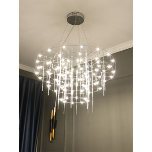 Modern Decoration Crystal Chandelier for Living Room Room Decor Stainless Steel