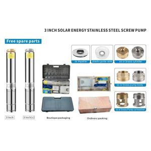 Hot sale dc submersible solar energy system dc72v 1hp 600W borehole deep well