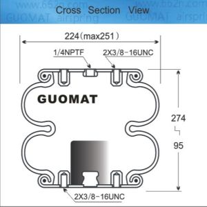 Flatbed Dryer Firestone Air Ride Bags W01-358-6926 Replacement