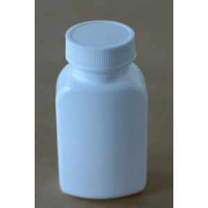 40ml HDPE Pharmaceutical Pill Bottles , Flat Medical Empty Tablet Bottles