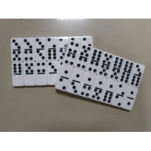 Plastic Melamine Mexican Double Nine Dominoes Set Custom