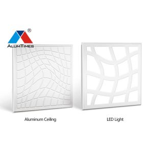 Fire Retardant Perforated Aluminium False Ceiling , Dustproof Commercial Drop