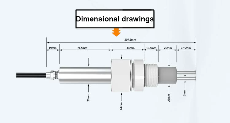 IP68 Corrosion Resistant Contact Type Level Transmitter for Customized Applications
