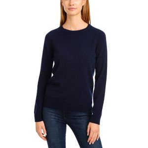 100% Cashmere Knit Cashmere Sweater Ladies Pullover Sweaters Round Neck